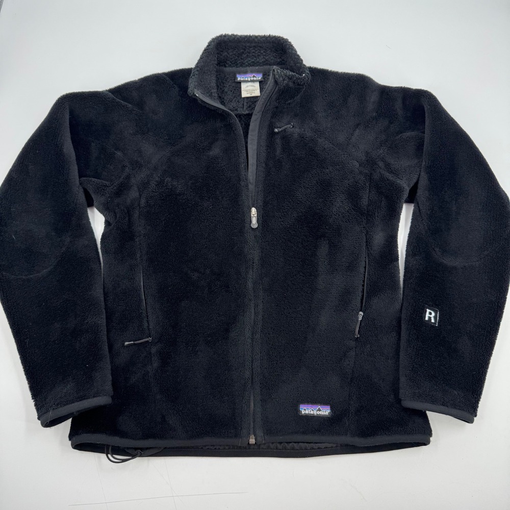 Patagonia R1 Regulator Womens Fleece Jacket Black Full Zip Polartec Layer Size M